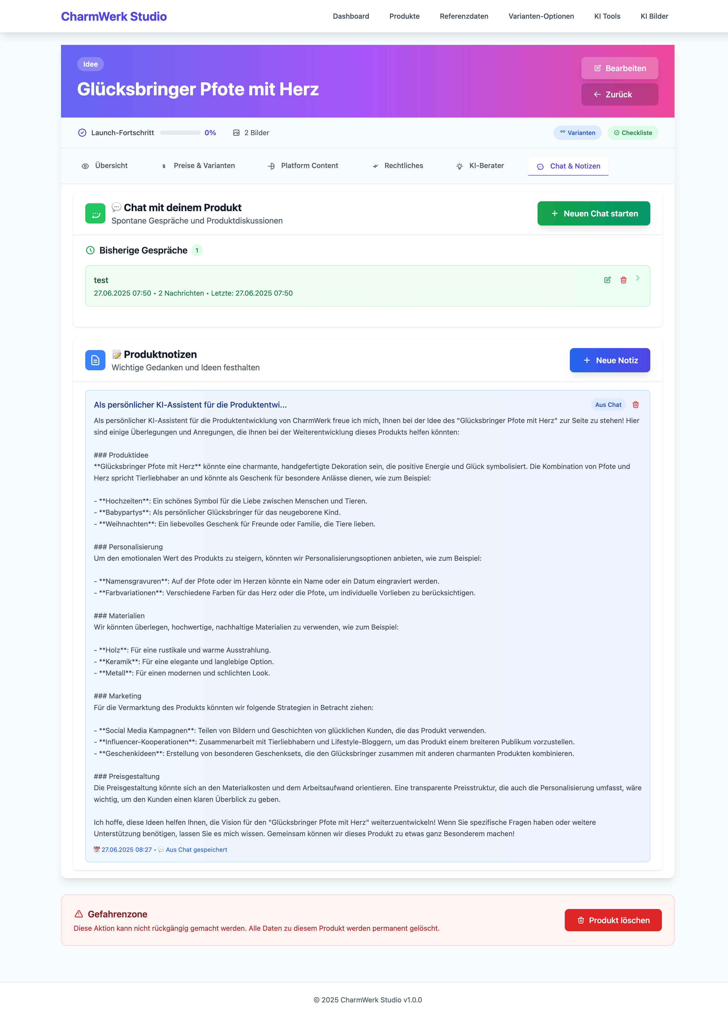 Charmwerk Studio AI Assistant