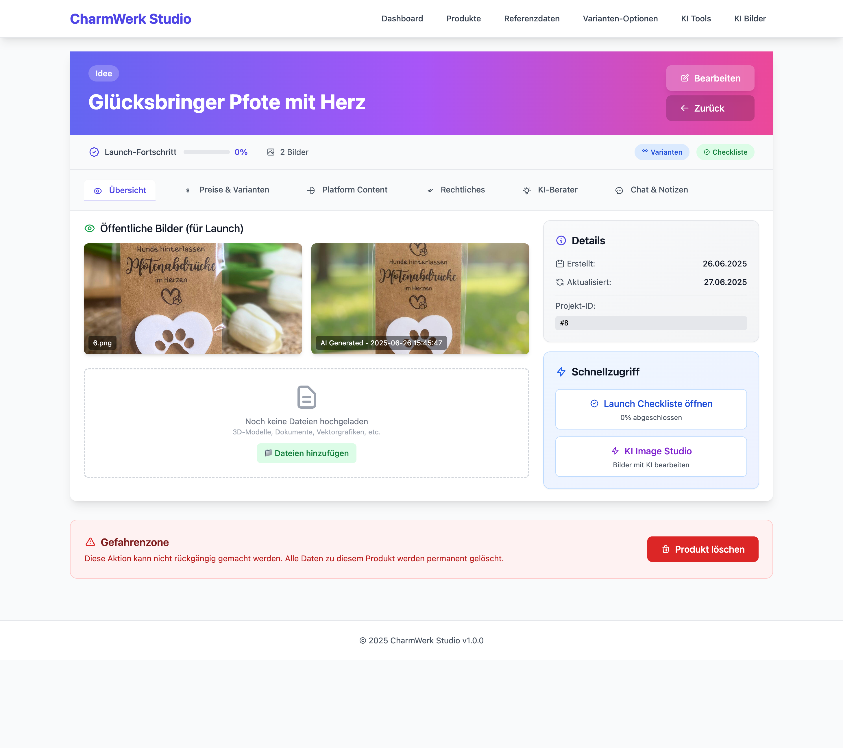 Charmwerk Studio Product Manager